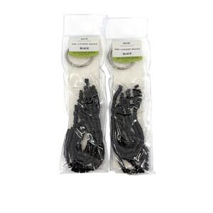 Speak Easy Pre-Loaded Beads Black 2 Pack 250 Each 500 Total Silicone Beads